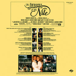 The Jewel of the Nile Ścieżka dźwiękowa (Various Artists, Jack Nitzsche) - Tylna strona okladki plyty CD