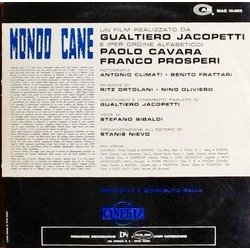 Mondo cane Soundtrack (Various Artists, Nino Oliviero, Riz Ortolani) - CD Back cover