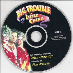 Big Trouble in Little China Colonna sonora (John Carpenter, Alan Howarth) - cd-inlay