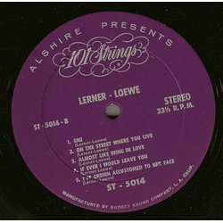 The Hits By Alan Jay Lerner And Frederick Loewe サウンドトラック (Alan Jay Lerner, Frederick Loewe) - CDインレイ