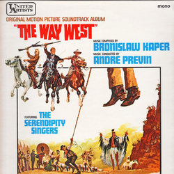 The Way West Soundtrack (Bronislaw Kaper, Andr Previn) - CD-Cover