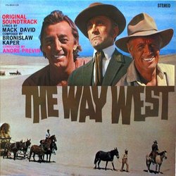 The Way West サウンドトラック (Bronislaw Kaper, Andre Previn) - CDカバー