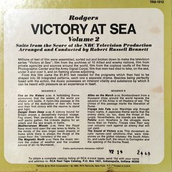 Victory At Sea Volume 2 サウンドトラック (Robert Russell Bennett, Richard Rodgers) - CD裏表紙