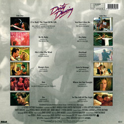   Dirty Dancing Ścieżka dźwiękowa (Various Artists) - Tylna strona okladki plyty CD