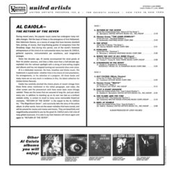 The Return Of The Seven And Other Themes Ścieżka dźwiękowa (Various Artists, Al Caiola) - Tylna strona okladki plyty CD