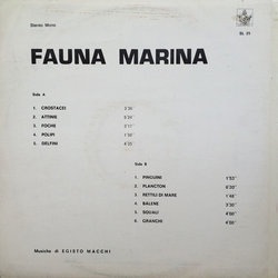 Fauna Marina Trilha sonora (Egisto Macchi) - CD capa traseira