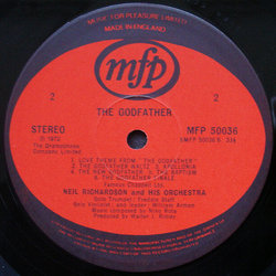 The Godfather Trilha sonora (Neil Richardson, Nino Rota) - CD-inlay