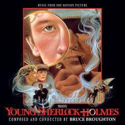 Young Sherlock Holmes Trilha sonora (Bruce Broughton) - capa de CD