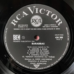 Barabbas Soundtrack (Mario Nascimbene) - cd-inlay