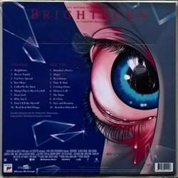 Brightburn Soundtrack (Timothy Williams) - CD Back cover
