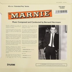 Marnie Ścieżka dźwiękowa (Bernard Herrmann) - Tylna strona okladki plyty CD