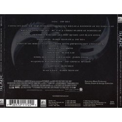 Blade Trinity Trilha sonora (Various Artists, Ramin Djawadi) - CD capa traseira