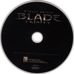 Blade Trinity サウンドトラック (Various Artists, Ramin Djawadi) - CDインレイ