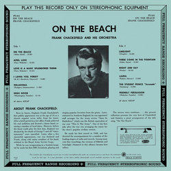 On the Beach Soundtrack (Various Artists, Frank Chacksfield, Ernest Gold) - CD Back cover