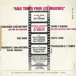 Sale temps pour les mouches サウンドトラック (Jo Moutet) - CD裏表紙