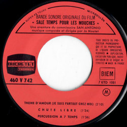 Sale temps pour les mouches Ścieżka dźwiękowa (Jo Moutet) - wkład CD