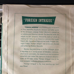 Foreign Intrigue Soundtrack (Paul Durand) - CD Back cover