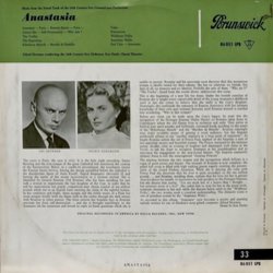 Anastasia Soundtrack (Alfred Newman) - CD Back cover