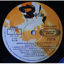 Isadora Bande Originale (Maurice Jarre) - cd-inlay