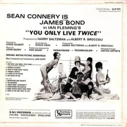 You Only Live Twice Colonna sonora (John Barry) - Copertina posteriore CD