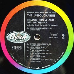 The Untouchables Ścieżka dźwiękowa (Nelson Riddle) - wkład CD