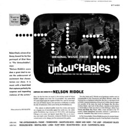 The Untouchables Ścieżka dźwiękowa (Nelson Riddle) - Tylna strona okladki plyty CD