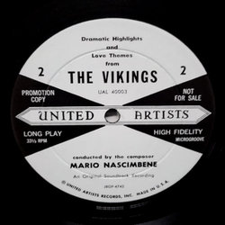 The Vikings Soundtrack (Mario Nascimbene) - cd-inlay