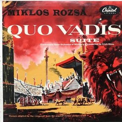 Quo Vadis Soundtrack (Miklós Rózsa) - CD cover