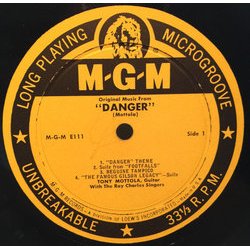 Danger Ścieżka dźwiękowa (Tony Mottola) - wkład CD