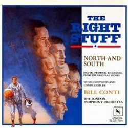 The Right Stuff / North and South Colonna sonora (Bill Conti) - Copertina del CD
