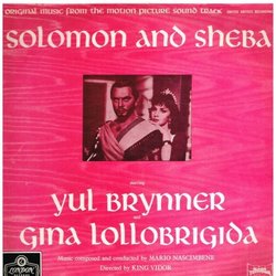 Solomon And Sheba サウンドトラック (Mario Nascimbene) - CDカバー