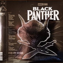 Black Panther Ścieżka dźwiękowa (Ludwig Gransson) - Tylna strona okladki plyty CD