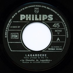 Lagardre Soundtrack (Jacques Loussier, Roland Thyssen) - cd-cartula