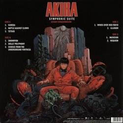 Akira - Symphonic Suite Ścieżka dźwiękowa (Geinoh Yamashirogumi) - Tylna strona okladki plyty CD