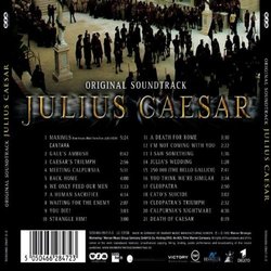Julius Caesar Ścieżka dźwiękowa (Carlo Siliotto) - Tylna strona okladki plyty CD
