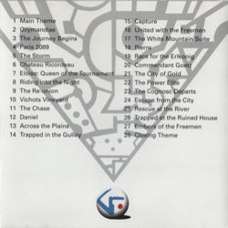 The Tripods サウンドトラック (Ken Freeman) - CD裏表紙