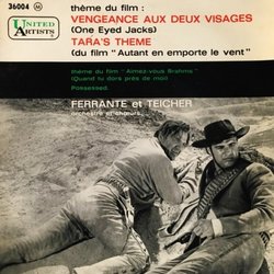 La Vengeance aux deux visages / Autant en emporte le vent Soundtrack (Georges Auric, Arthur Ferrante, Hugo Friedhofer, Max Steiner, Louis Teicher) - CD Back cover
