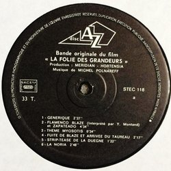 La Folie des grandeurs Soundtrack (Michel Polnareff) - cd-cartula