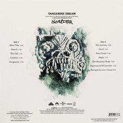 Sorcerer サウンドトラック ( Tangerine Dream) - CD裏表紙