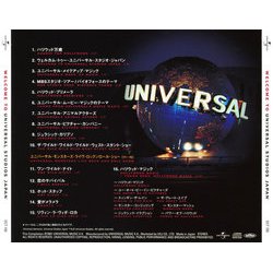 Welcome To Universal Studios Japan Ścieżka dźwiękowa (Various Artists) - Tylna strona okladki plyty CD