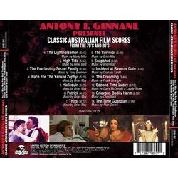 Classic Australian Film Scores From The 70's and 80's Ścieżka dźwiękowa (Various Artists) - Tylna strona okladki plyty CD