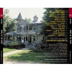 Crimes of the Heart Colonna sonora (Georges Delerue) - Copertina posteriore CD