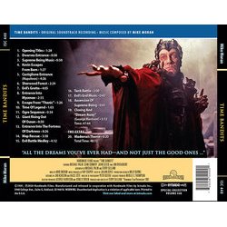 Time Bandits サウンドトラック (Mike Moran) - CD裏表紙