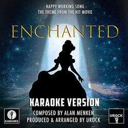 Enchanted: Happy Working Song - Karaoke Version Ścieżka dźwiękowa (Alan Menken) - Okładka CD