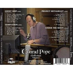 The Conrad Pope Collection, Volume 1 Soundtrack (Conrad Pope) - CD Back cover