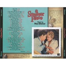 A Summer Place Ścieżka dźwiękowa (Max Steiner) - Tylna strona okladki plyty CD