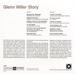 The Glenn Miller Story Soundtrack (Various Artists, Henry Mancini, Glenn Miller) - CD Back cover