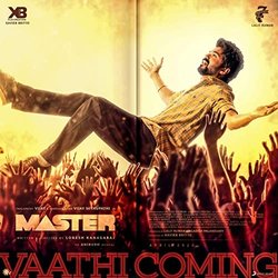 Master: Vaathi Coming Trilha sonora (Anirudh Ravichander) - capa de CD