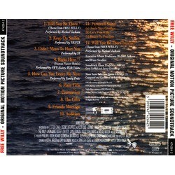 Free Willy Soundtrack (Basil Poledouris) - CD-Rückdeckel