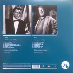 Mlodie en sous-sol / Un singe en hiver Ścieżka dźwiękowa (Michel Magne) - Tylna strona okladki plyty CD